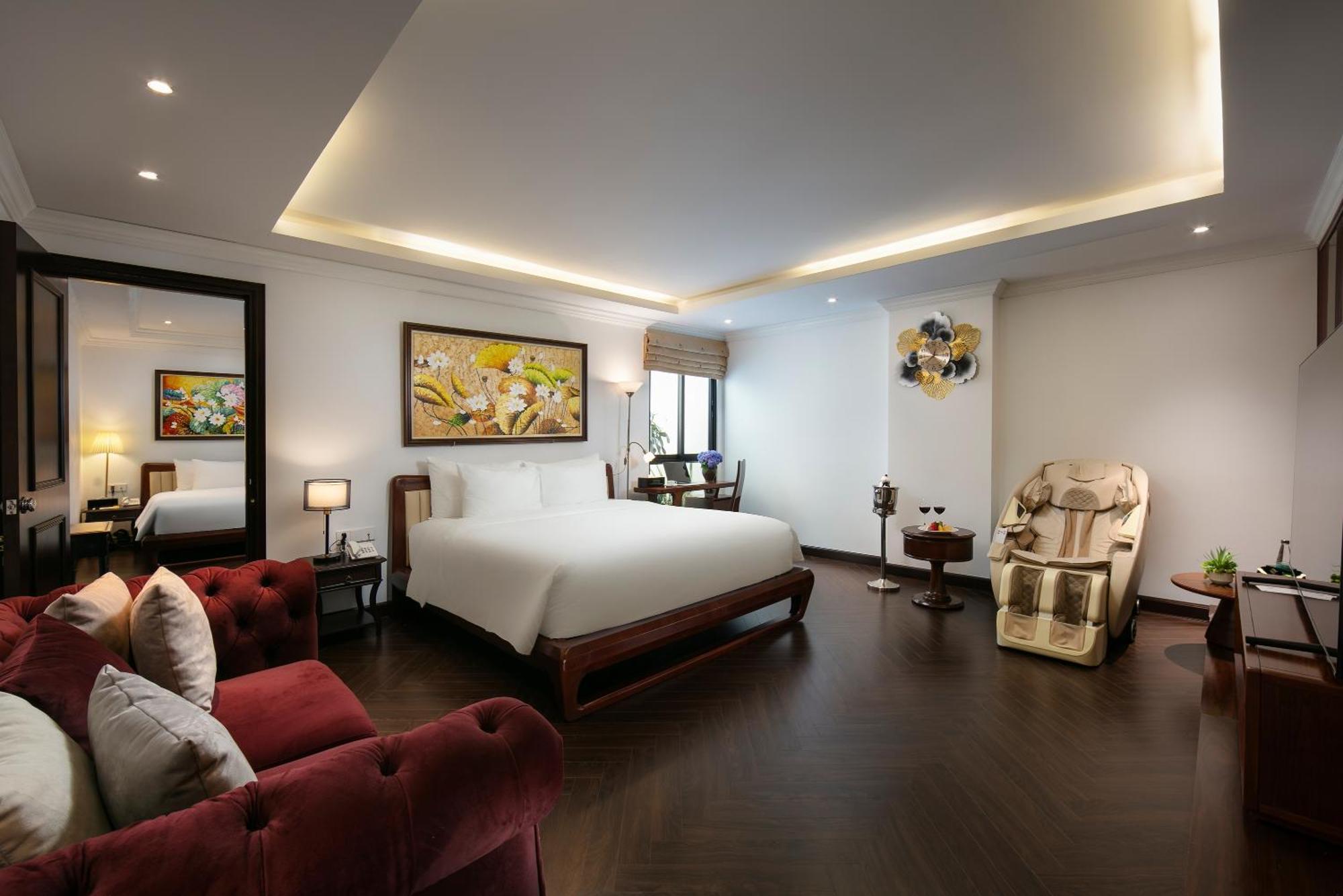 May De Ville Crown Hotel Hanoi Exteriör bild